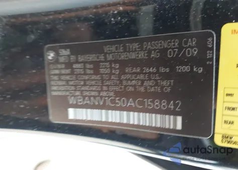 2010 BMW 528I xDrive from USA, damaged, VIN WBANV1C50AC158842